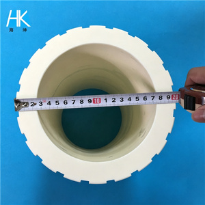 แหวนเซรามิกอะลูมินา <span class=keywords><strong>Al2O3</strong></span> ความแม่นยำสูง แบบมีร่อง สำหรับซีลและยึด  ขนาดตามสั่ง - Product Image 3