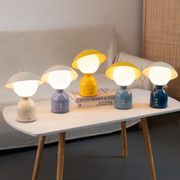 Nordische DIY Wiederaufladbare Tischlampe für Heimdekoration, Niedliche Abnehmbare LED-Schreibtischlampe, Tragbare Schlafzimmer-Nachttischlampe als Nachtlicht