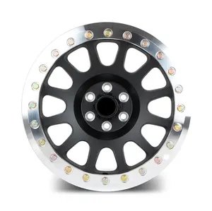 flrocky High Performance Concave Aluminum alloy beadlock wheel rim from China 17 18 19inch offroad wheel