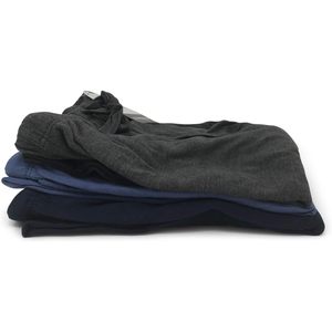 FOXA Pantalones capri de algodón para mujer, con cordón y bolsillos, ropa de dormir, paquete de 3, multicolor - Product Image 5