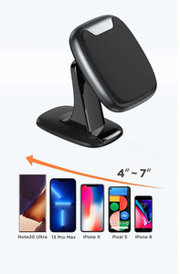 Haute brillance chat visage magnétique support de voiture Portable universel gravité Navigation télescopique sortie d'air ABS Flexible extérieur - Product Image 3