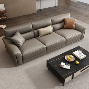 Divano in pelle di lusso moderno <span class=keywords><strong>soggiorno</strong></span> Design modulare Chesterfield divano Set mobili per l'ufficio casa Hotel - Product Image 4