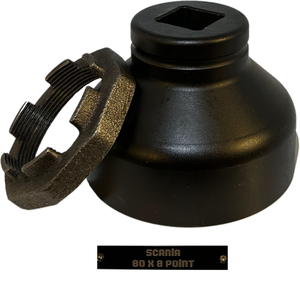 Douille pour écrou d'essieu robuste pour camion Scania 80x8 points 3/4\" Drive - Product Image 3