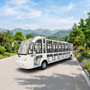 รถบัสไฟฟ้าแบบปิด 23 คัน พร้อมประตู ใช้สำหรับการเดินทางในโรงแรมริมมหาวิทยาลัยและสถานที่ท่องเที่ยว - Product Image 1
