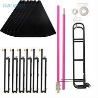 GAOHAO la barre de danse circulaire mobile pour scène de spectacle, barre de danse statique rotative pour fitness