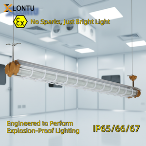 Vente flash - Lampe fluorescente LED T8 anti-explosion résistante aux intempéries, tube simple/double, IP55, 6000-6500K, garantie 3 ans - Product Image 1