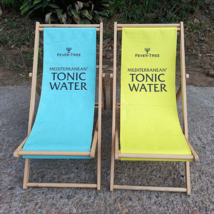 <strong>Beach</strong> deck <strong>chair</strong> factory custom logo printed outdoor folding foldable wooden <strong>canvas</strong> - Product Image 3