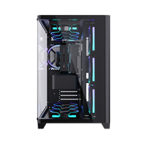 ALSEYE High Quality Computer Case Ocean-9-B Black Color PC Case With Glass Window