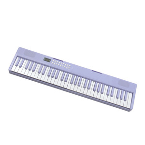 Piano Numérique Intelligent Pliable à 61 Touches, <span class=keywords><strong>Clavier</strong></span> Électronique en Plastique Rechargeable pour Débutants Adultes Enfants Usage Domestique - Product Image 2
