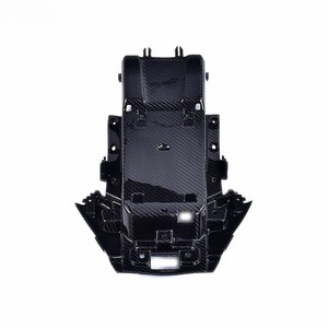 Soporte de carenado trasero de fibra de carbono seca 3K para la bandeja debajo del asiento para BMW S1000RR 2019-2026 - Product Image 3