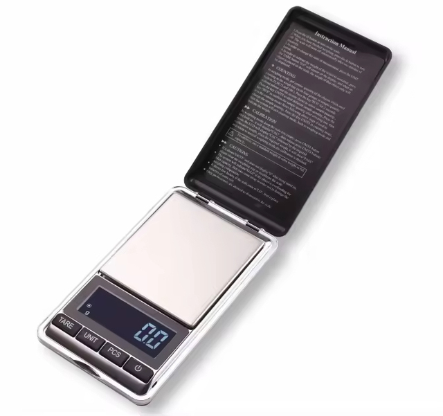 Chans Mini Electronics Weighing Scales 0.01g High Accuracy 500g Digital Pocket Gold Scale