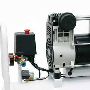 Compresseur d'air silencieux sans huile JR 24L 980W, compresseur à piston portable 8 bars pour la peinture et l'usage industriel, 220V/120V - Product Image 3