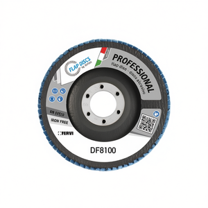 Disque à lamelles professionnel Fervi DF8100, disque abrasif sans fer pour le ponçage du métal - Product Image 1