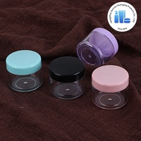 Pots cosmétiques vides 20g en PS avec bouchon à vis, vente en gros, emballage pour crème de soin, commande en gros