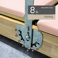 CE En gros Mini Reformer Portable Réglable pour Usage Domestique et Commercial, Nouveau Design 2026, en Bois de Chêne Premium, Pliant pour Pilates et Bien-être