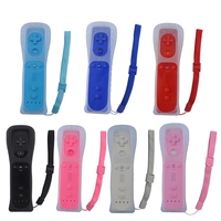 Télécommande Joystick Sans Fil 2 en 1 avec Motion Plus Intégré, Manette Nunchuks pour Nintendo Wii / Wii U