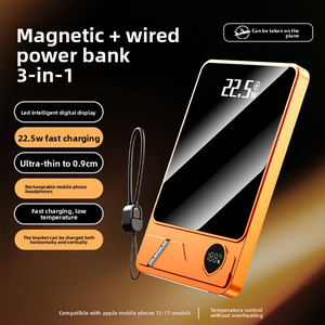 <span class=keywords><strong>Batterie</strong></span> <span class=keywords><strong>externe</strong></span> magnétique sans fil ultra-compacte 5000 mAh <span class=keywords><strong>la</strong></span> <span class=keywords><strong>plus</strong></span> petite et <span class=keywords><strong>la</strong></span> <span class=keywords><strong>plus</strong></span> légère à charge rapide 2026 - Product Image 3