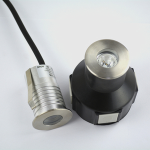 <span class=keywords><strong>Mini</strong></span> projecteur <span class=keywords><strong>LED</strong></span> IP67 pour extérieur, <span class=keywords><strong>escalier</strong></span> et terrasse, encastré, avec construction en aluminium et fonction de gradation - Product Image 2