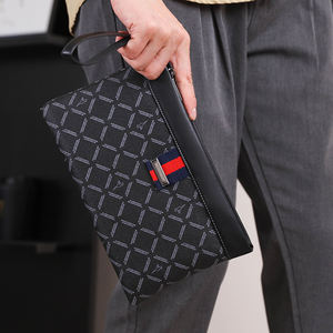 Bolso de Mano para Hombre, de Lujo, Alta Calidad, Cartera, Bolsa para Teléfono, Bolso de Negocios con Cierre de Cremallera en Cuero PU Impermeable - Product Image 3