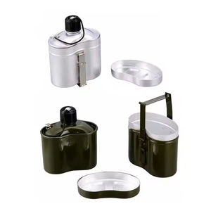 Cantimplora Táctica Ecológica de Aluminio, Duradera y Ligera, para Campismo y Senderismo al Aire Libre, Botella de Agua con Aislamiento Térmico y Tapa con Vaso - Product Image 4