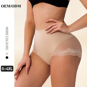 ZOYIAME Faja Moldeadora de Bikini Sin Costuras para <span class=keywords><strong>Mujer</strong></span>, Tallas Grandes, Sexy, de Encaje, con Efecto Levanta Glúteos, Antideslizante, de Nylon, de Cintura Alta y Control de Abdomen - Product Image 1