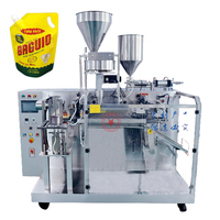 Machine de remplissage et d'emballage de liquide d'huile d'arachide d'huile de palme doypack de poche debout préfabriquée automatique