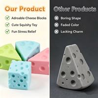 Jouet anti-stress en mousse PU en forme de triangle, à remontée lente, pour adultes et adolescents, idéal pour le jeu sensoriel et les cadeaux de fête
