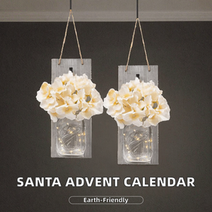 Nouveau Calendrier de l'Avent Créatif et Amusant en Bois Auto-Adhésif Écologique pour Escalier, Ornement de Noël - Product Image 2