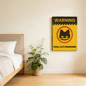 Papan Cakar Kucing Modern Ramah Lingkungan 100% Daur Ulang, Gambar Kustom, Dipasang di Dinding Vertikal, Alas Cakar Kucing yang Tahan Lama - Product Image 3