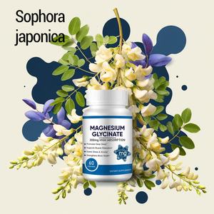 OEM Private Label magnesio glicinato integratore con vitamine D3, vitamine A,Sophora Japonica estratto capsule - Product Image 3