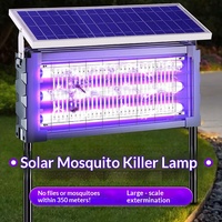 Lampes anti-moustiques électriques solaires, lampe à moustiques, source de lumière LED classée IP65, batterie incluse, pour la maison, le commerce, l'extérieur