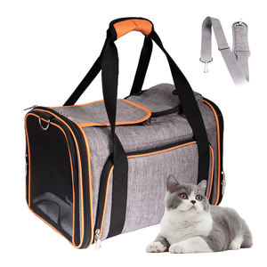 Yeni stil katlanabilir taşıyıcı evcil hayvan genişletilebilir köpek kafes nefes kedi yuva taşınabilir çanta - Product Image 6