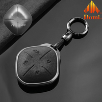 GZ Domi Accessoires de voiture de qualité supérieure, alliage de zinc métallique, étui de protection pour clé de voiture en cuir véritable pour Chery Jetour Dasheng PRO