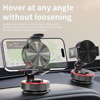 Nouveau support universel en plastique à ventouse, rotation à 360°, support de téléphone magnétique pour voiture et bureau, flexible, garantie 1 an