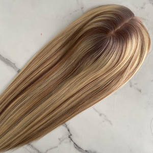 2025 nouveau Design brut 100% cheveux humains PU peau Base toupet pleine épaisseur Silicone Cap cheveux Topper pour les femmes - Product Image 4