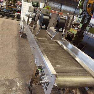 Transportador de enfriamiento de correa de malla de acero inoxidable SUS304 con ventiladores - Product Image 2
