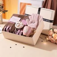 Écharpe en peluche personnalisée, nouvelle collection hiver, coffret cadeau - Produit promotionnel pratique et chaleureux pour les cadeaux de bienvenue, les amis, les meilleurs amis et les proches