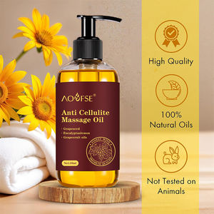 Aceite corporal adelgazante al por mayor, fórmula natural sin logotipo, Aceite de Masaje anticelulítico para hombres y mujeres - Product Image 2