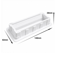 Boîte de stockage d'échantillons de laboratoire professionnelle en PET blanc, version large, pour la division d'échantillons en lots à haute efficacité, matériel de laboratoire jetable
