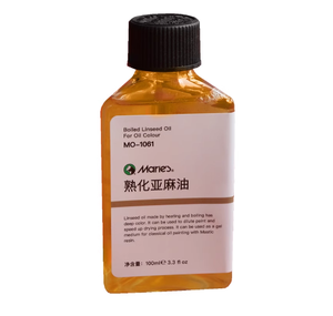 Marie's 100ml Medium Peinture Verre Medium Térébenthine Dilution Agent nettoyant <span class=keywords><strong>Huile</strong></span> <span class=keywords><strong>de</strong></span> <span class=keywords><strong>lin</strong></span> mature <span class=keywords><strong>Vernis</strong></span> brillant pour papier toile - Product Image 4