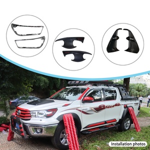 ชุดแต่งรถยนต์สีดำโครเมียมสำหรับ Toyota Hilux Revo ปี 2016 ขึ้นไป ยี่ห้อ KQD ขายดี รับผลิตแบบ OEM/ODM - Product Image 5