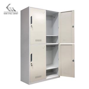 Đầy Màu Sắc Kim Loại Locker 4 Cửa Kim Loại Locker Thép Lưu Trữ Tủ Chống Cháy - Product Image 1