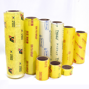 Película de PVC Transparente de Grado Alimenticio, Biodegradable, Resistente, para Envolver Alimentos y Carne - 450 mm - <span class=keywords><strong>600</strong></span> Metros - 12 µm - Product Image 4