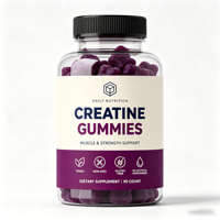 Créatine Avancée en Gélules Molles : Force, Concentration, Énergie + Mélange Antioxydant, Soutien Cardiaque et Immunitaire, Adulte, HACCP, Halal