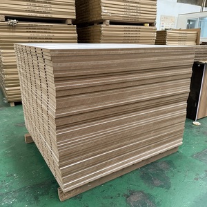 Kapok Panel 15Mm, 16Mm, 18Mm 25Mm Mdf Melamine Khe Ban Sử Dụng Slatwall Panels - Product Image 6