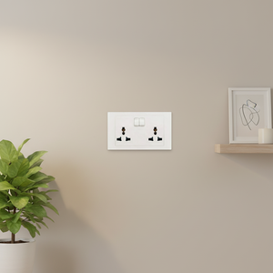 Interrupteurs et prises électriques murales universels personnalisés à 6 broches, alimentation CA 250 V - Product Image 1