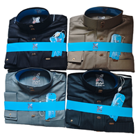 Qamis d'hiver pour homme, style saoudien, traditionnel musulman, de haute qualité, uni, à manches longues, en polyester, pour affaires et mariages
