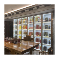 Design de meubles de magasin de fumée et de vin personnalisé pour vitrines de vitrine de dispensaire de tabac pour devanture de magasin