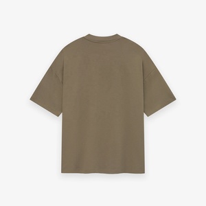 Camisetas de Running de Algodón 100% de Alta Calidad para Hombre, Diseño Gráfico Personalizado al por Mayor, 250 g/m², Camiseta de Lujo para Hombre - Product Image 6