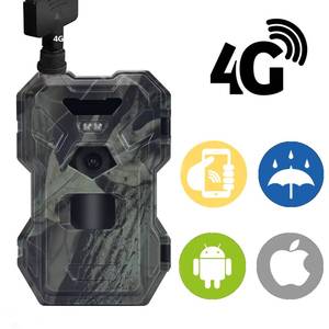 Fotocamera da Caccia e Sicurezza Domestica 4G HD 2K 30MP per Esterni con Visione Notturna, Controllo APP e Trasmissione Live - Product Image 2